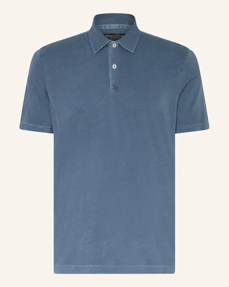 Marc O'Polo Jersey-Poloshirt Regular Fit Dunkelblau