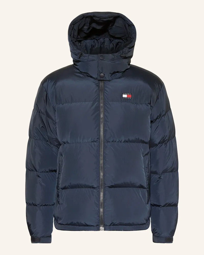 Tommy Hilfiger Daunenjacke ALASKA mit abnehmbarer Kapuze Dunkelblau