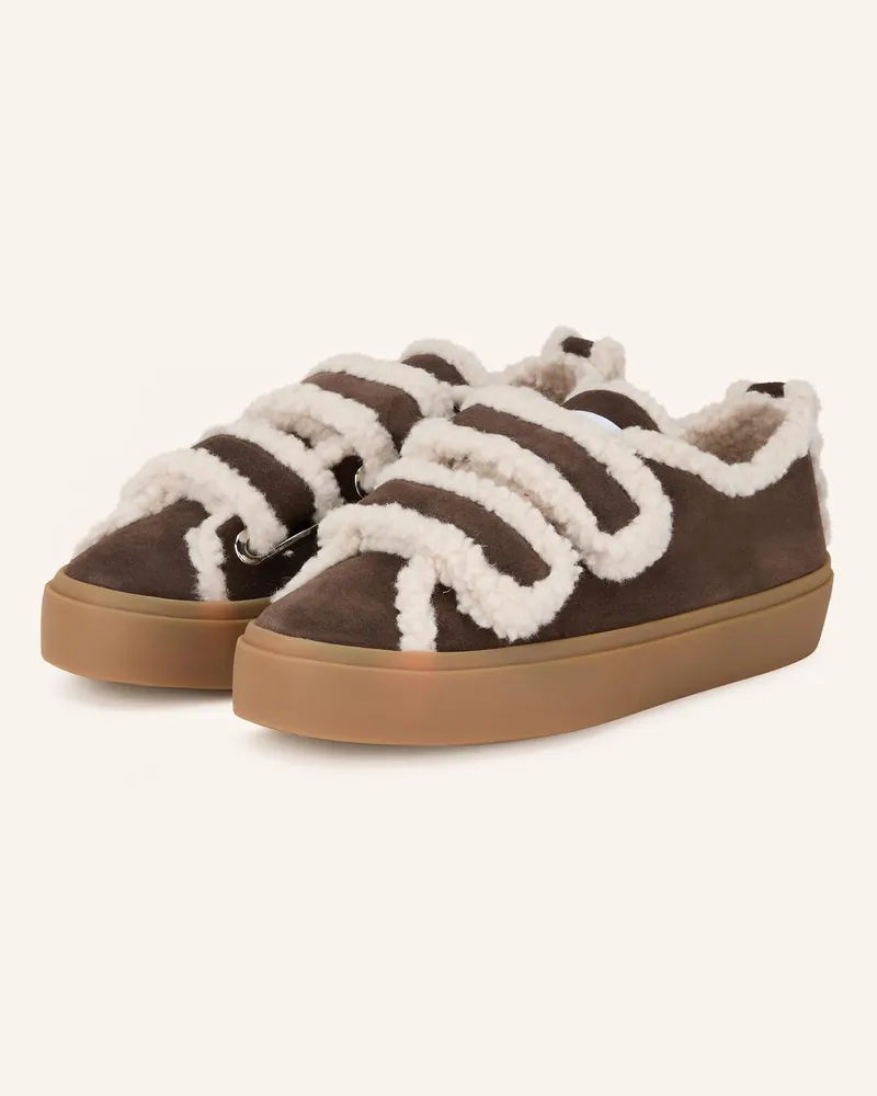 INUIKII Sneaker VELCRO LOW Braun