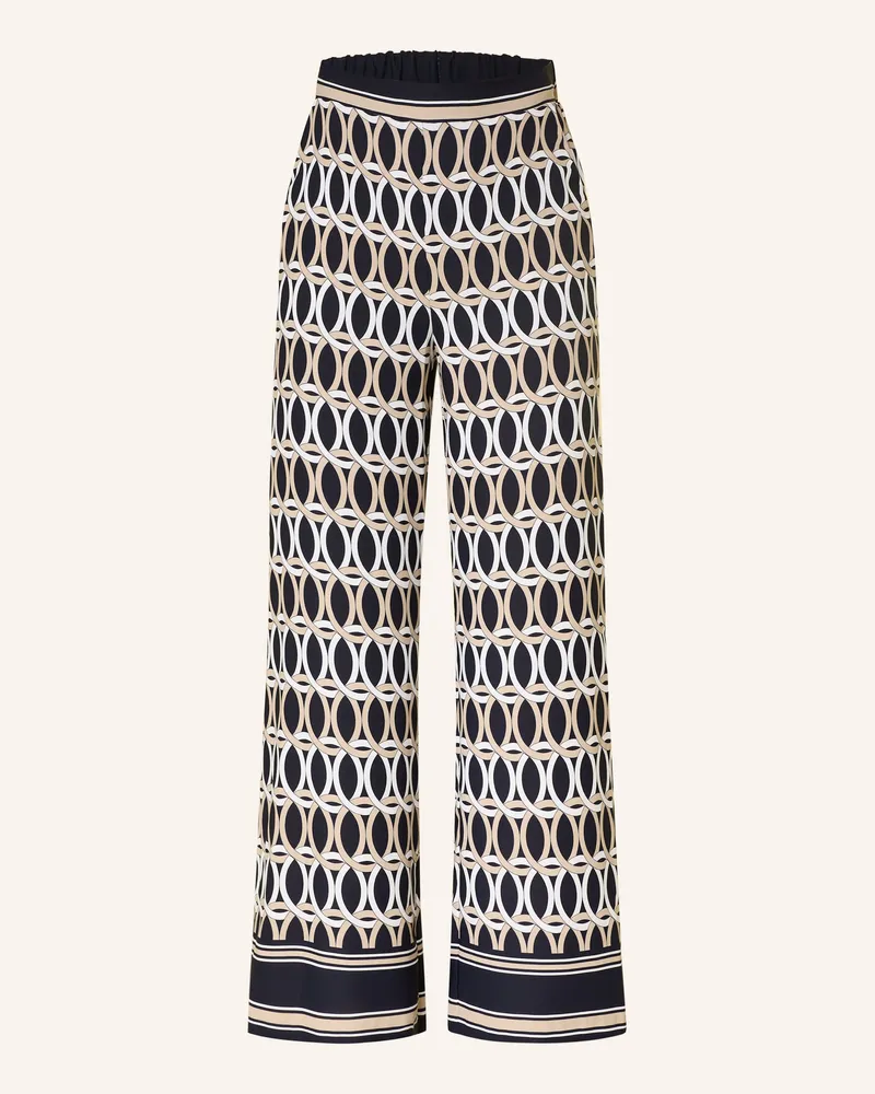 Joseph Ribkoff Marlenehose Aus Satin blau Dunkelblau