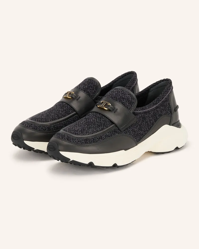 TOD'S Slip-On-Sneaker schwarz Schwarz