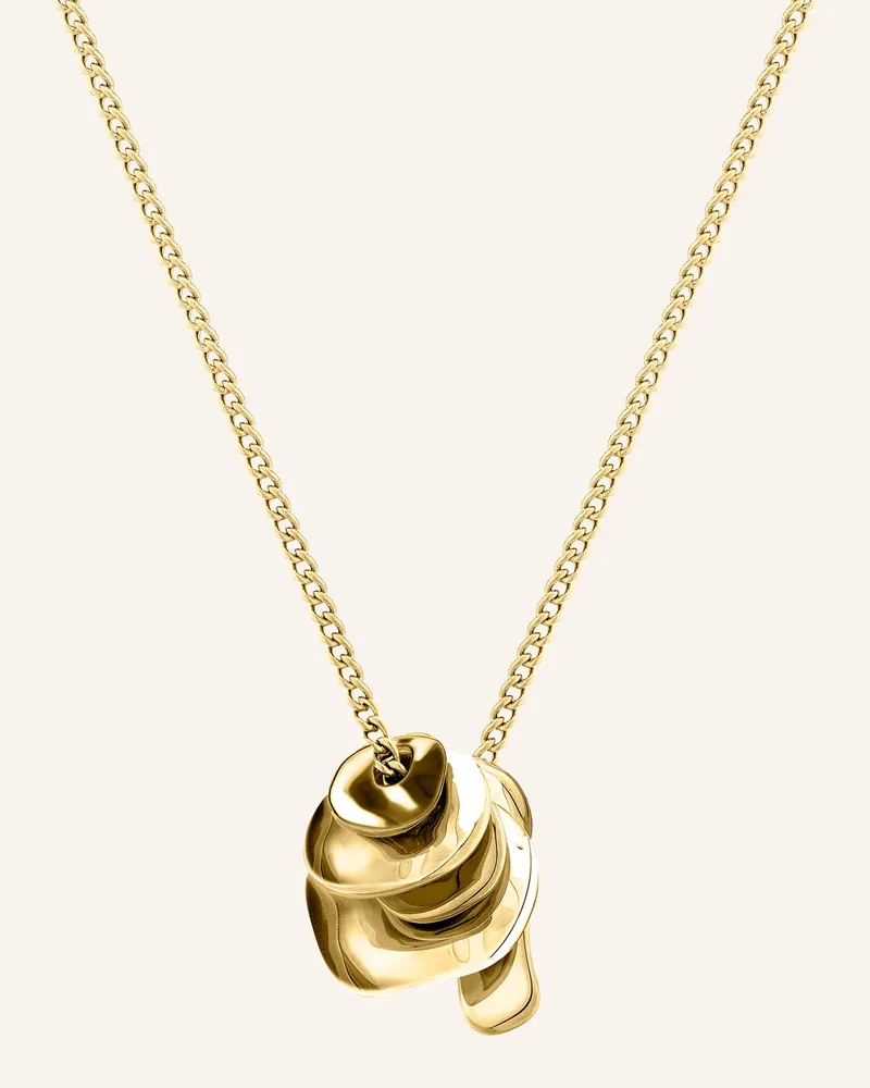 Liebeskind Halskette  aus  Edelstahl Gold