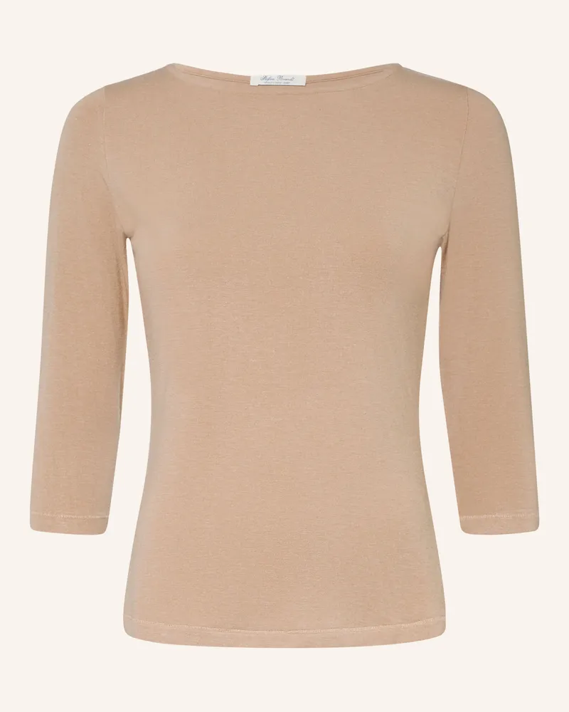 Stefan Brandt Shirt Mit 3/4-Arm beige Beige