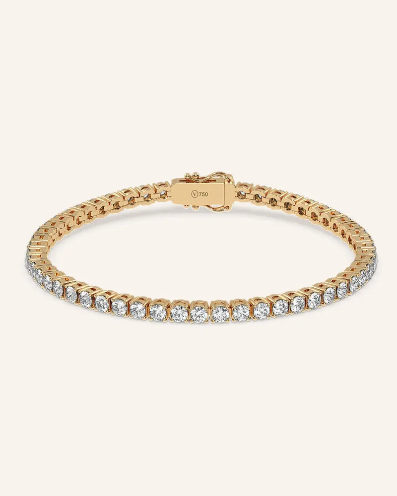 VEYNOU Armband TENNIS aus 18 Karat Gelbgold mit 5,7ct. Diamanten Gold