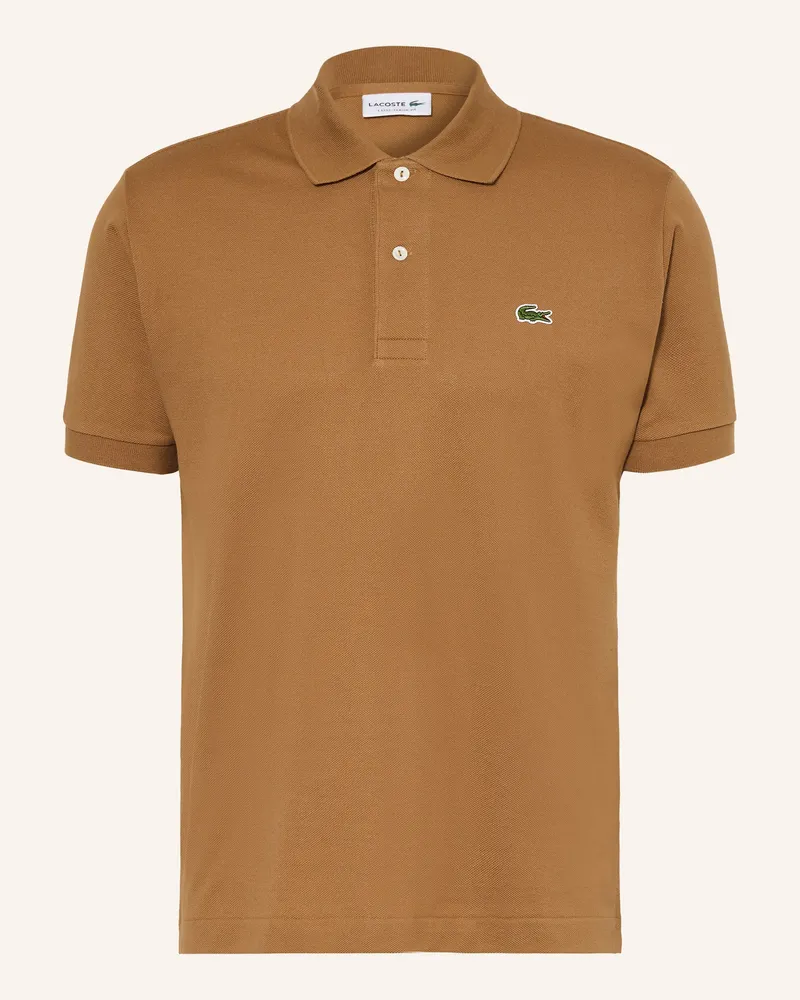 Lacoste Piqué-Poloshirt Classic Fit Braun