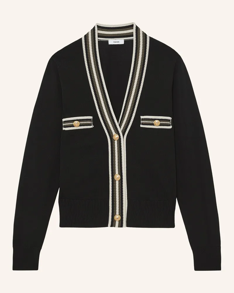 Reiss Strickjacke DANNI Schwarz