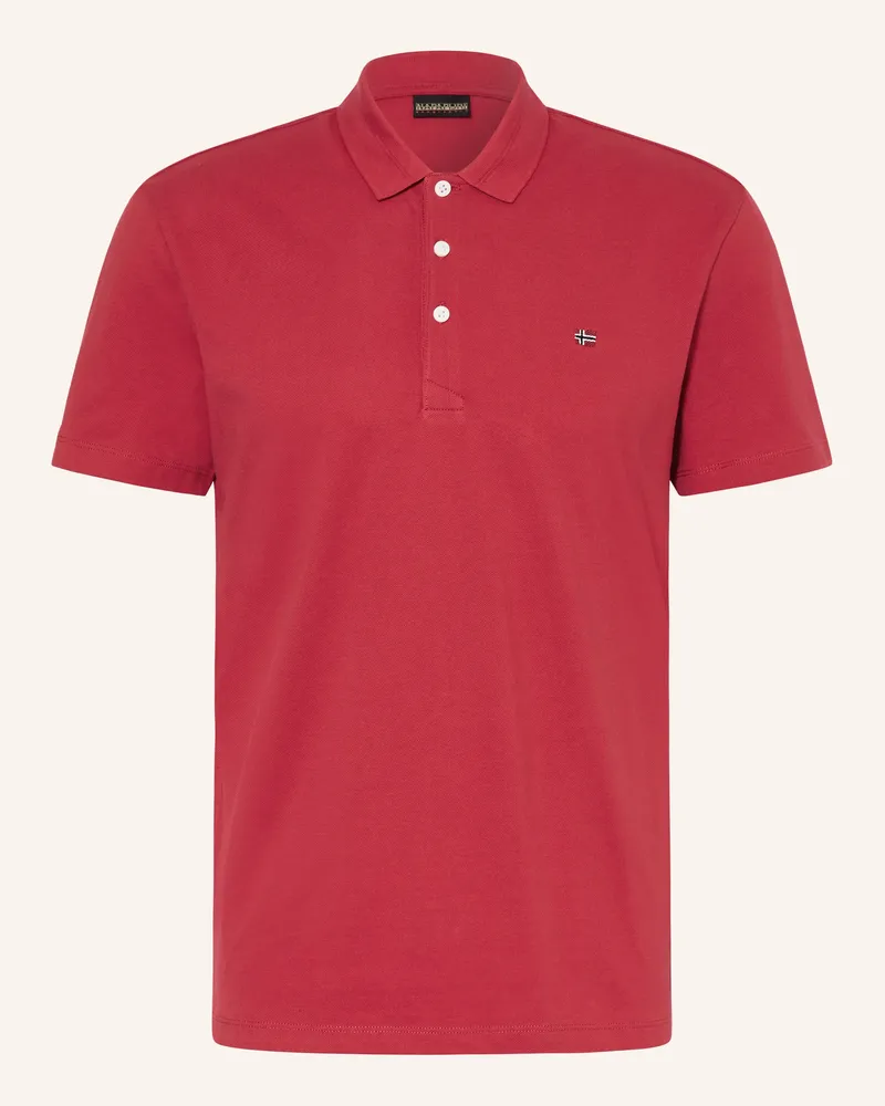 Napapijri Piqué-Poloshirt Ealis rot Rot
