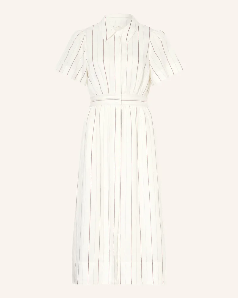 Phase Eight Hemdblusenkleid Marielle Mit Leinen weiss Weiss