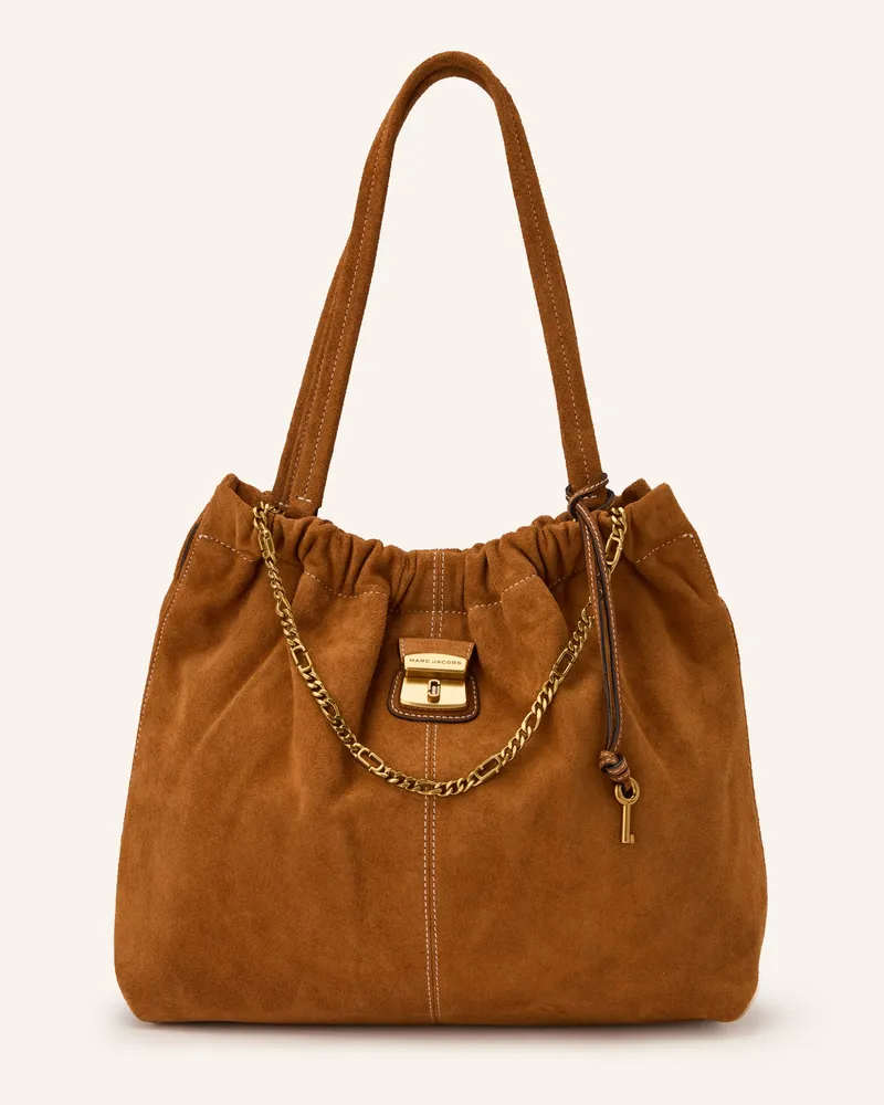 Marc Jacobs Handtasche The Suede Cristina Tote braun Cognac