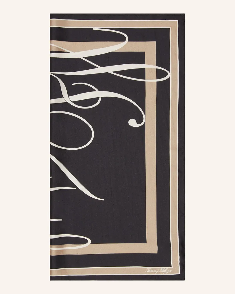 Tommy Hilfiger Seidentuch Schwarz