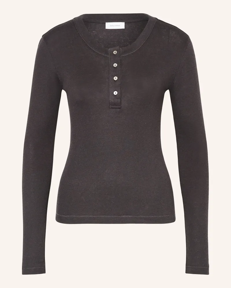 Darling Harbour Henley-Shirt Anthrazit