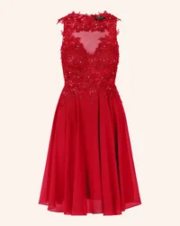 Apart kurzes Spitzenkleid Rot