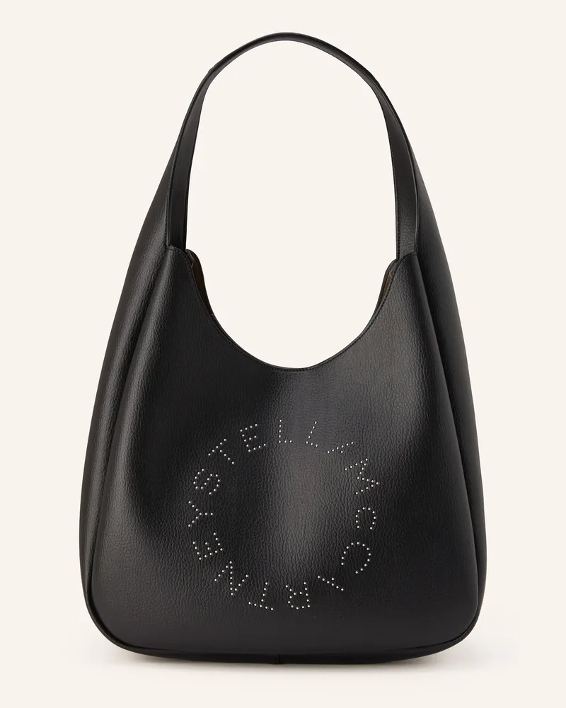 Stella McCartney Schultertasche mit Mieten Schwarz