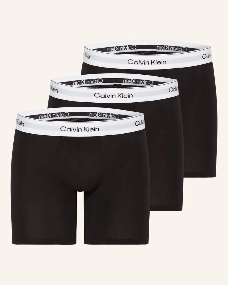 Calvin Klein 3er-Pack Boxershorts ICON COTTON STRETCH Schwarz