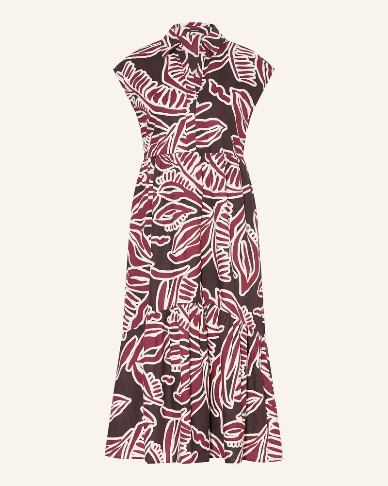 OPUS Kleid WERISA TROPICAL Dunkelrot
