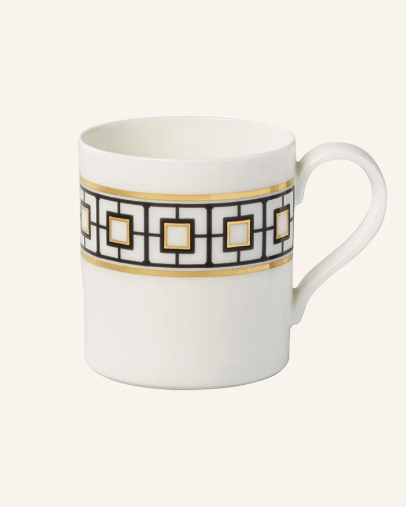 Villeroy & Boch Becher Mit Henkel Metrochic weiss Gelb