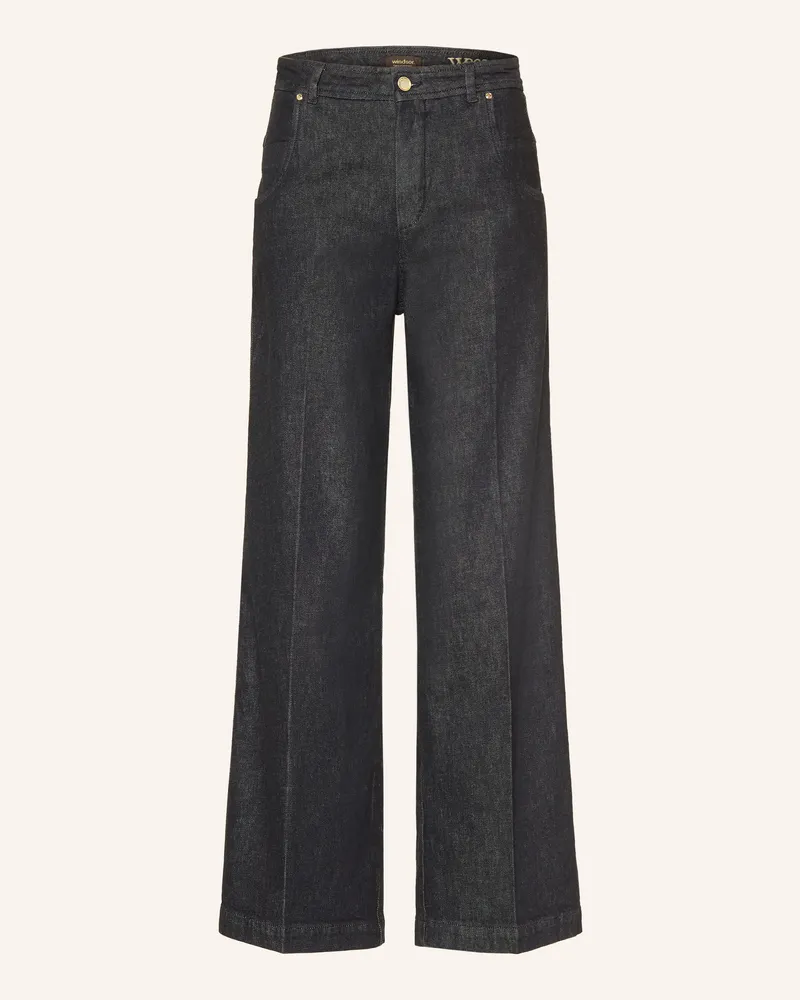 windsor. Wide Leg Jeans schwarz 001