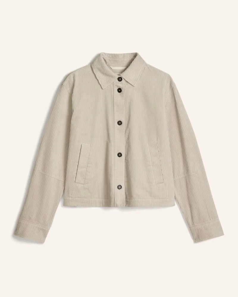 Marc O'Polo Cord-Overshirt grau Grau