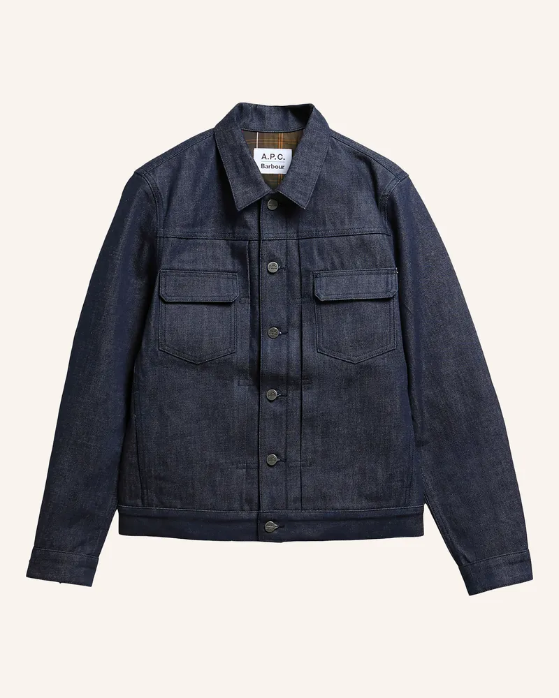 Barbour Jeansjacke blau In71