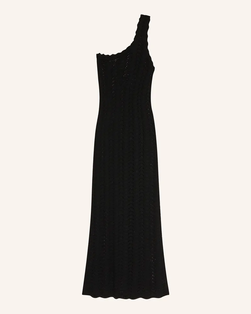 by Aylin Koenig One-Shoulder-Strickkleid ADELINE Schwarz