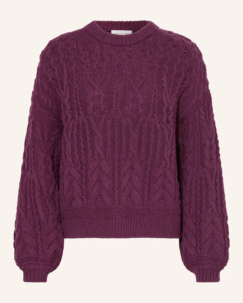 MOSS COPENHAGEN Pullover Mschmarisela lila Dunkellila