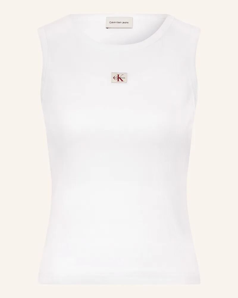 Calvin Klein Top weiss Weiss