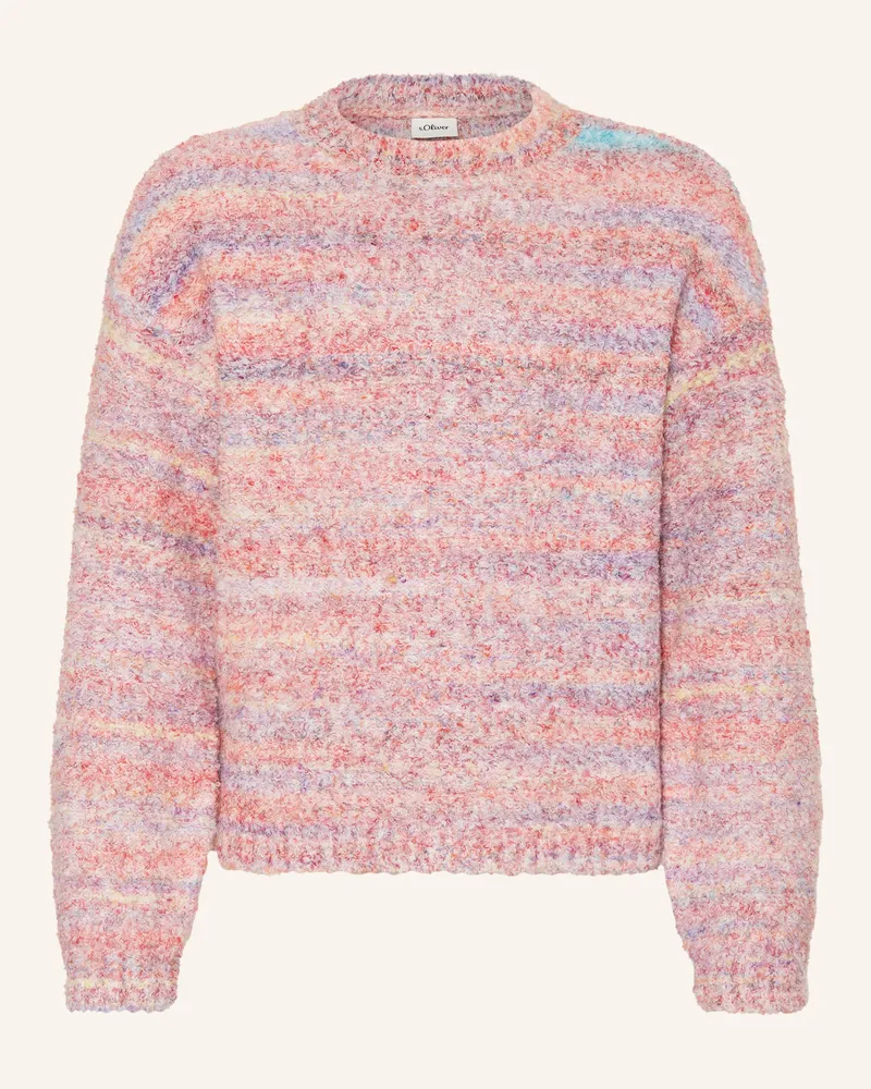 S.Oliver Bouclé-Pullover Lila