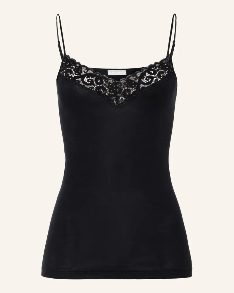 Hanro Top Moments schwarz Schwarz