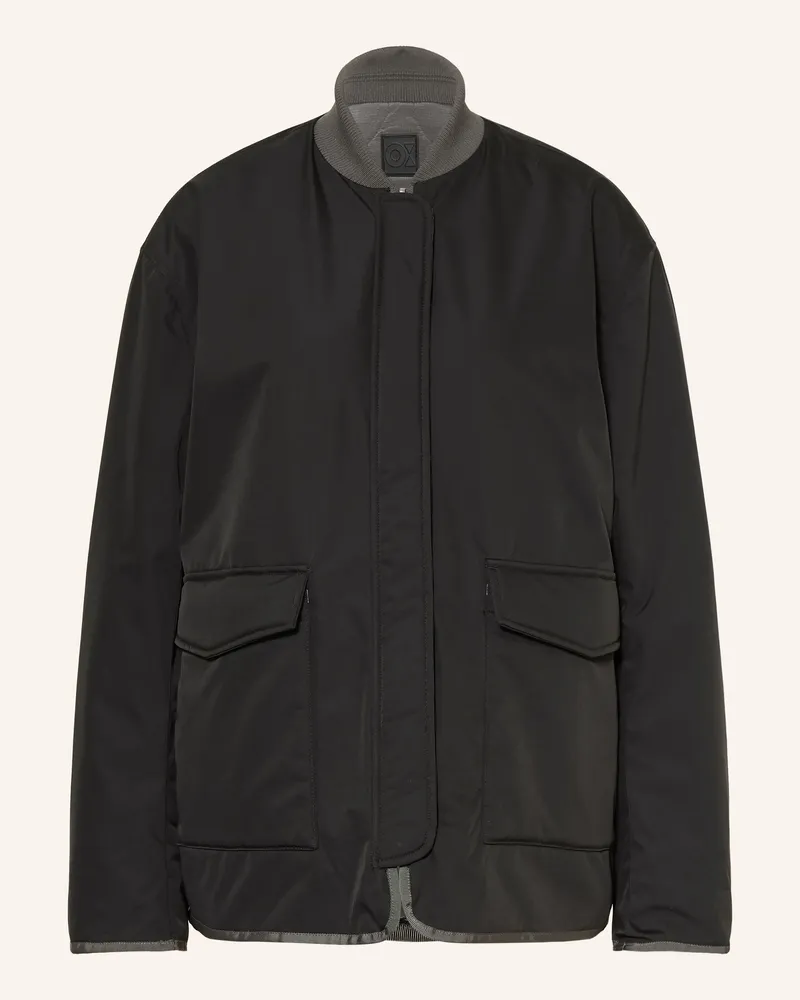 OPUS Steppjacke Hevon Zum Wenden grau Dunkelgrau