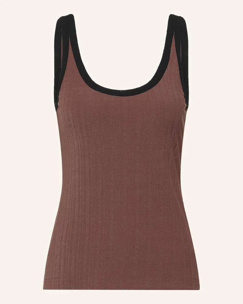 Varley Top Ayda braun Dunkelbraun