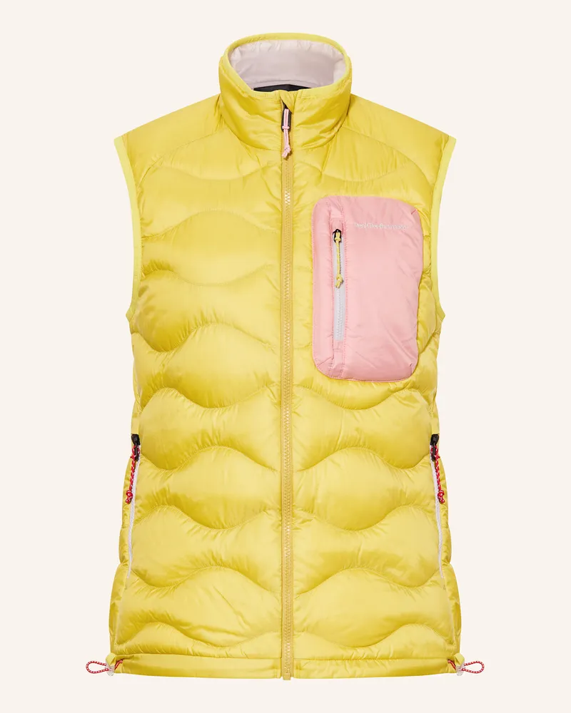 Peak Performance Daunenweste HELIUM UTILITY Gelb
