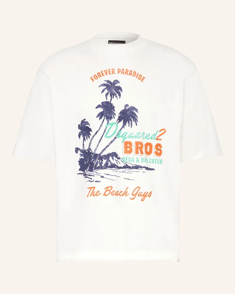 Dsquared2 T-Shirt weiss Weiss