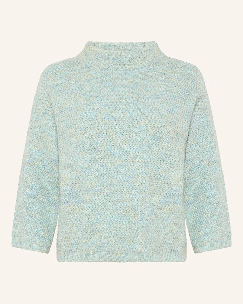 Cartoon Pullover Mit 3/4-Arm blau Hellblau