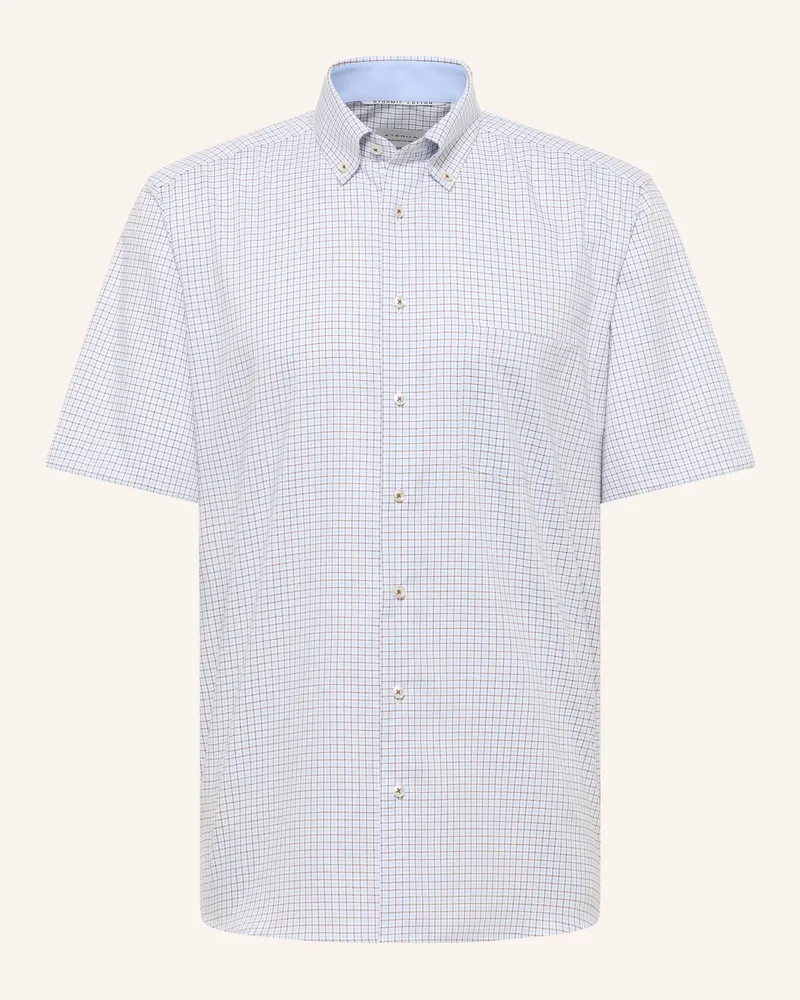 Eterna Kurzarm-Hemd MODERN FIT Braun