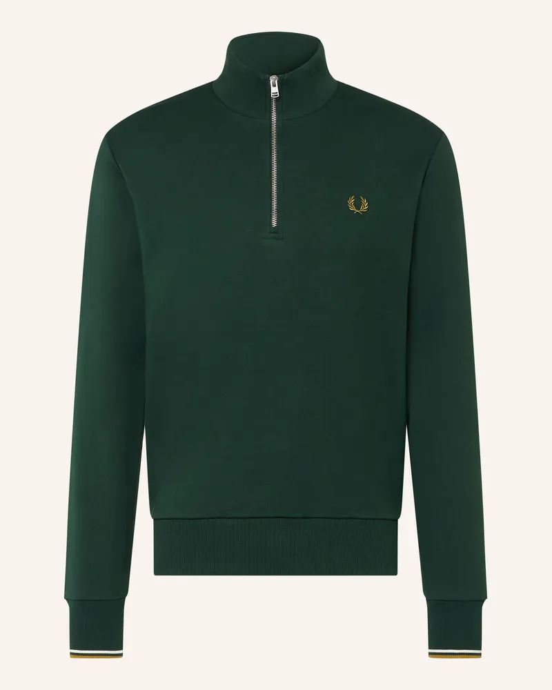 Fred Perry Sweat-Troyer gruen Dunkelgrün