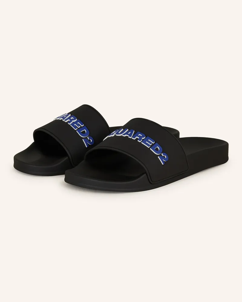 Dsquared2 Pantoletten Schwarz