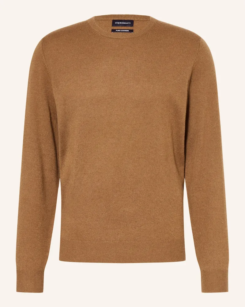 Strokesman's Strokesman Cashmere-Pullover beige Camel