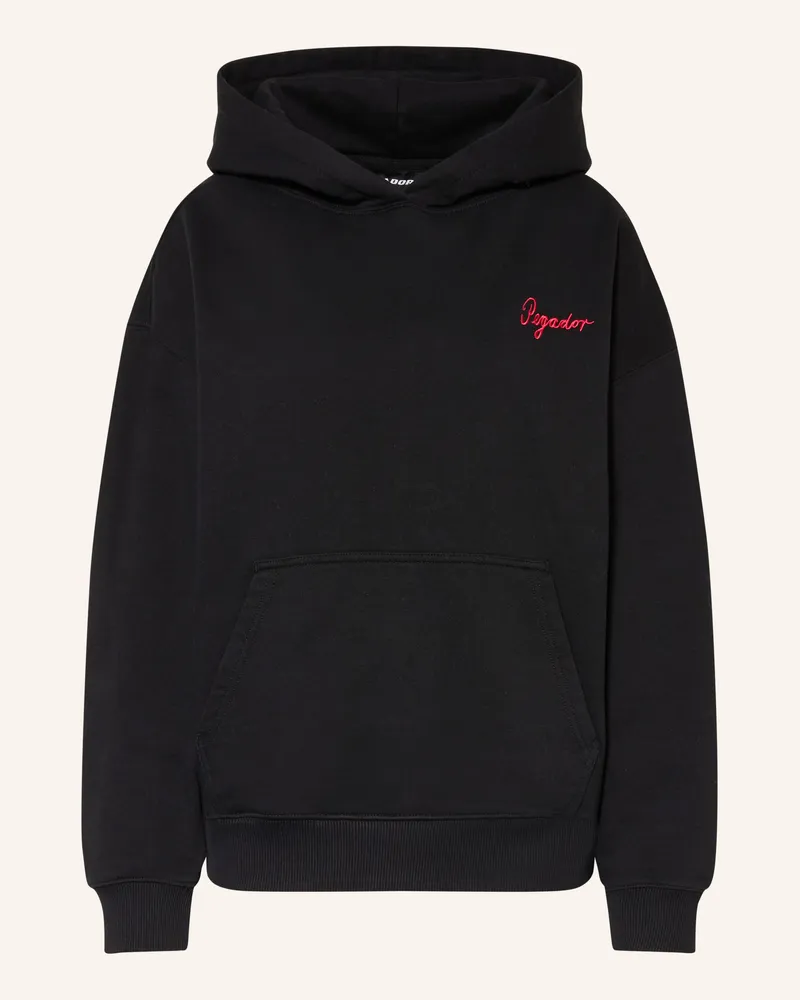 PEGADOR Oversized-Hoodie PIANA Schwarz