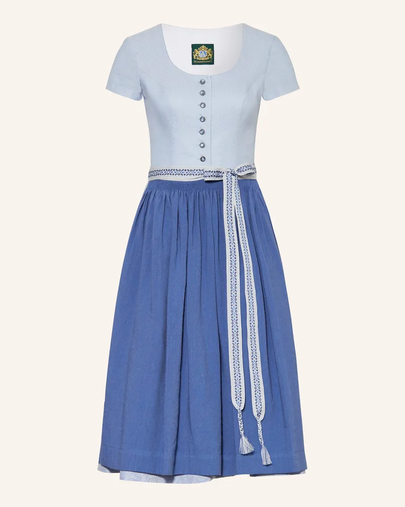 Hammerschmid Dirndl BIRKENSEE mit Leinen Hellblau