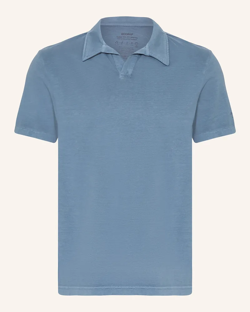 ECOALF Jersey-Poloshirt ENZO Regular Fit Blau
