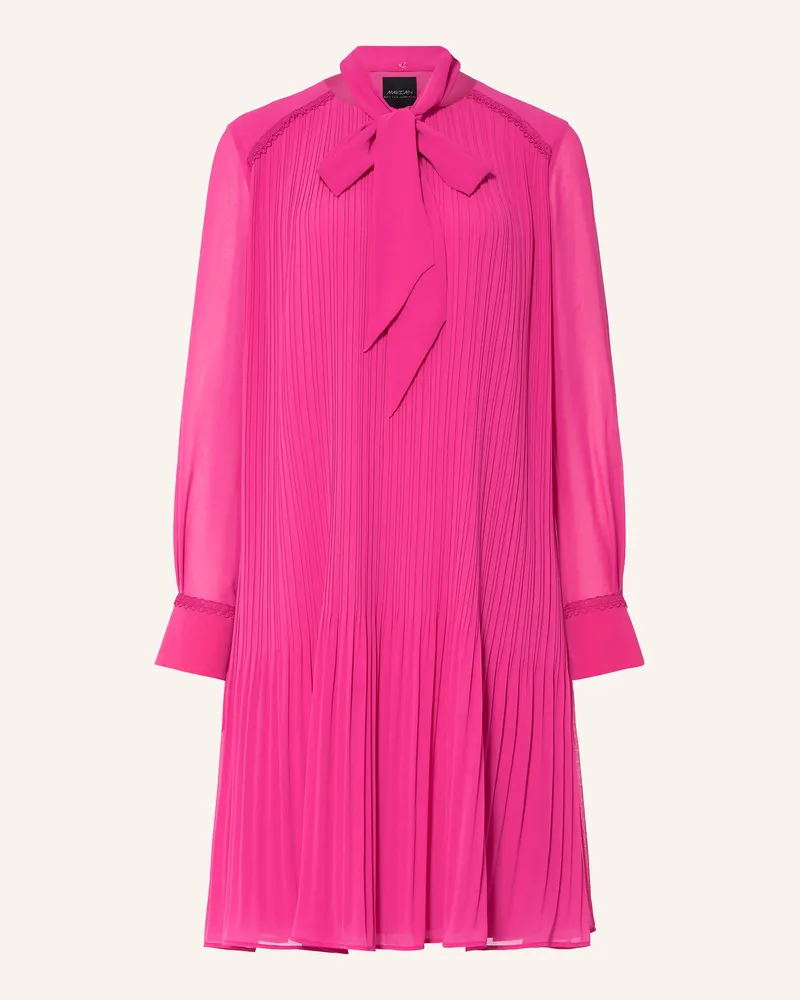 Marc Cain Schluppenkleid Mit Plissees Und Spitze rot 264