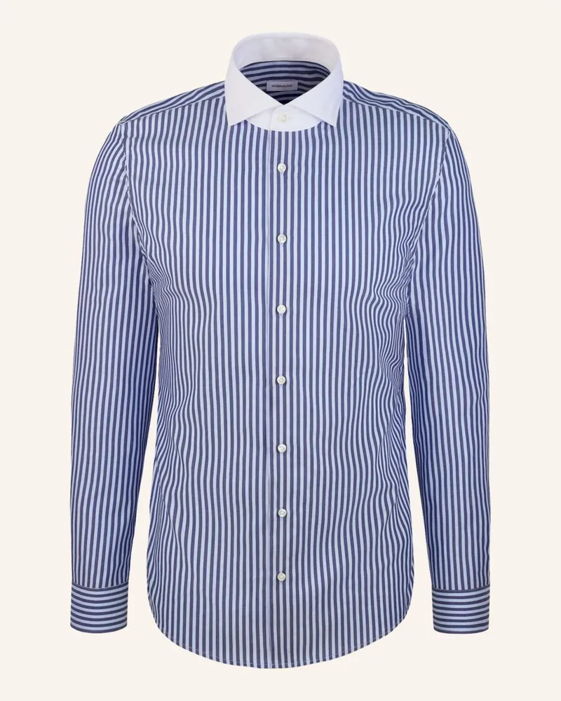 Seidensticker Business Hemd Slim Fit Dunkelblau