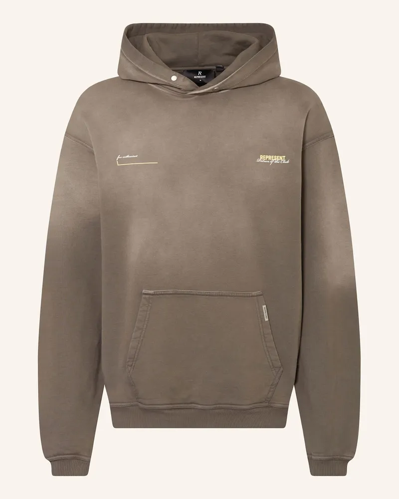 REPRESENT Hoodie PATRON OF THE CLUB Khaki