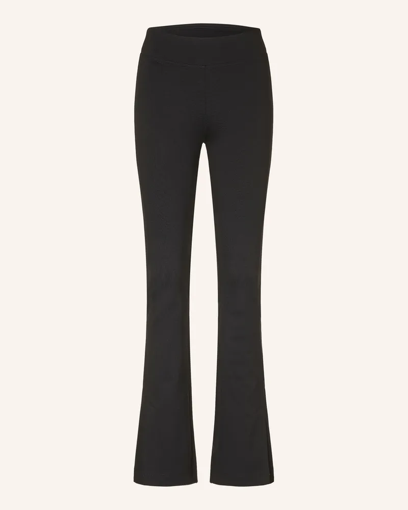 Marc O'Polo Bootcut-Hose Aus Jersey schwarz Schwarz