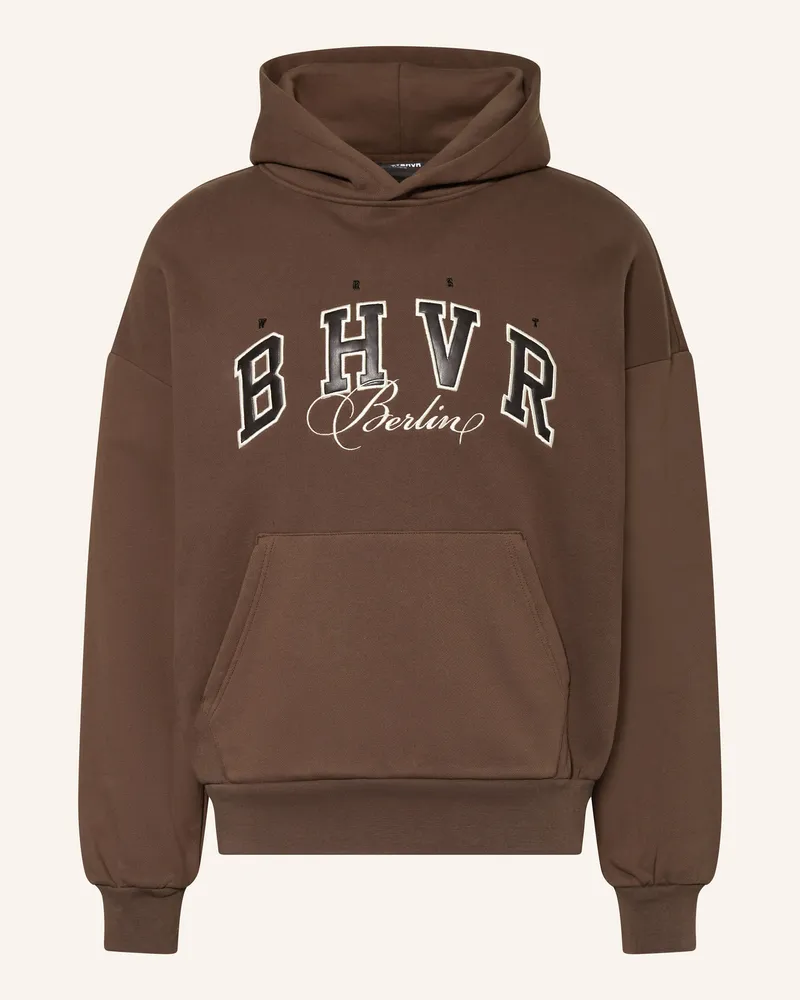 WRSTBHVR Oversized-Hoodie Crush braun Dunkelbraun
