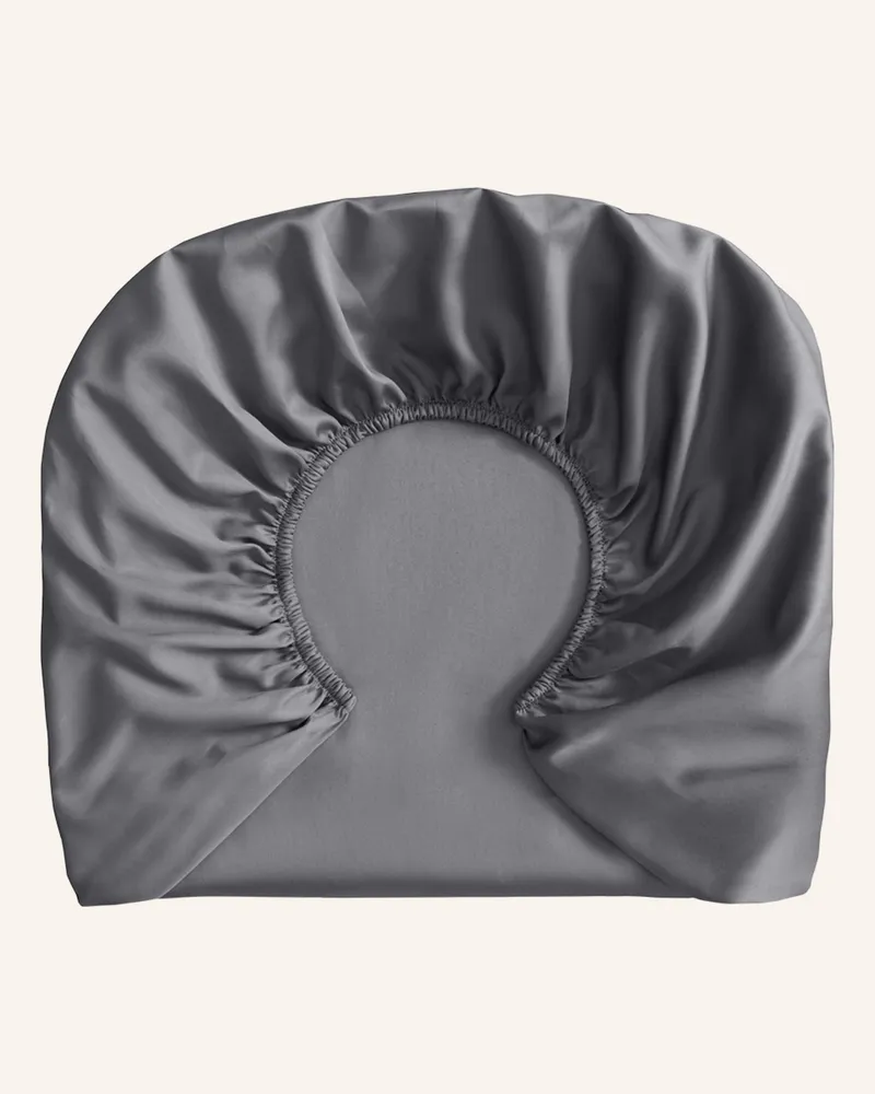 ROYFORT Spannbettlaken Baumwolle grau Dunkelgrau