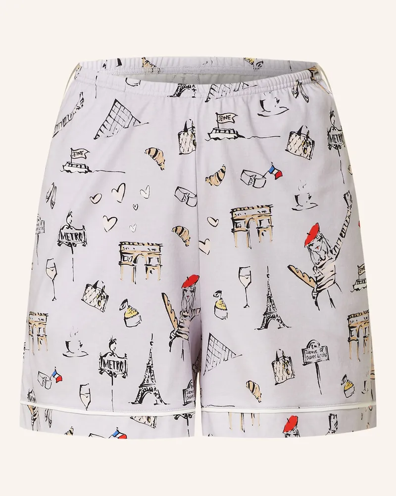 Mey Schlafshorts Serie FRANCE SENSATION Helllila