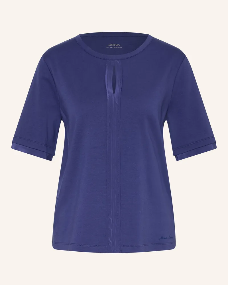 Marc Cain T-Shirt Mit Cut-Out blau 391