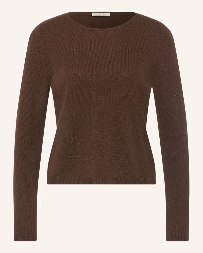 lilienfels Pullover Mit Cashmere braun Dunkelbraun