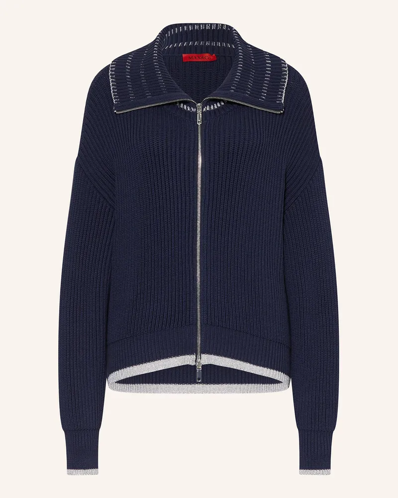 MAX&Co. Strickjacke MCOQUINOA Dunkelblau